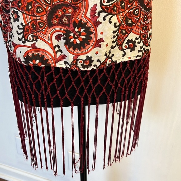 Micheal Kors Boho Fringe Shirt, Sz. M. - Picture 3 of 9